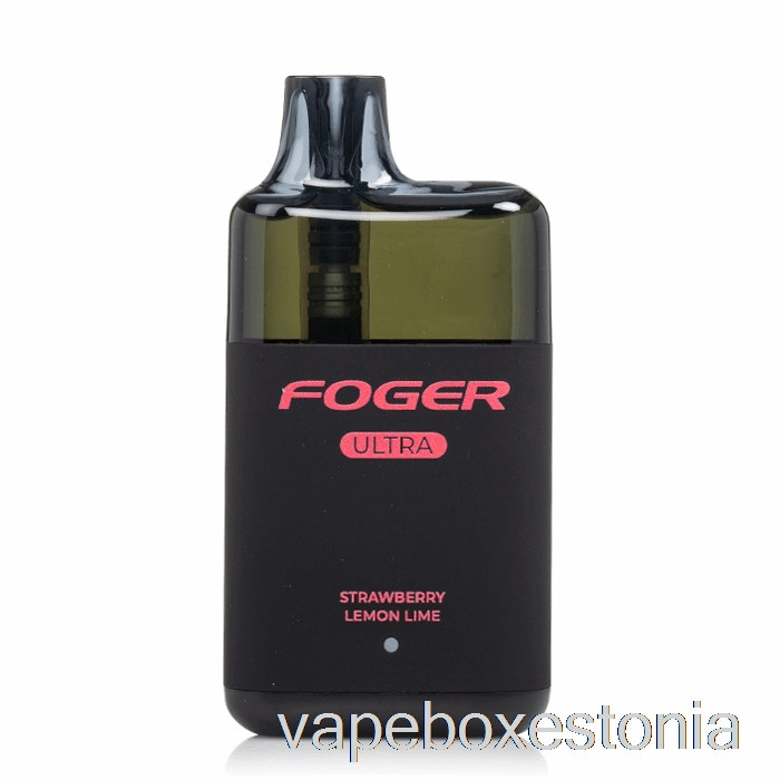 Vape Box Estonia Foger Ultra 6000 ühekordne Maasika Sidruni Laim